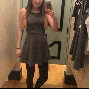 ***DONATING SOON*** Grey Fit and Flare Dress